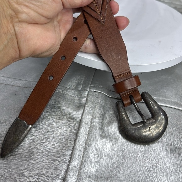 (H) COLE HAAN, women's vintage braided leather belt, made in Italy, size 40 - Picture 7 of 14